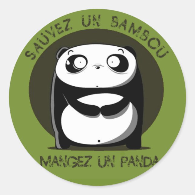Adesivo Sauvez un bambou (Frente)