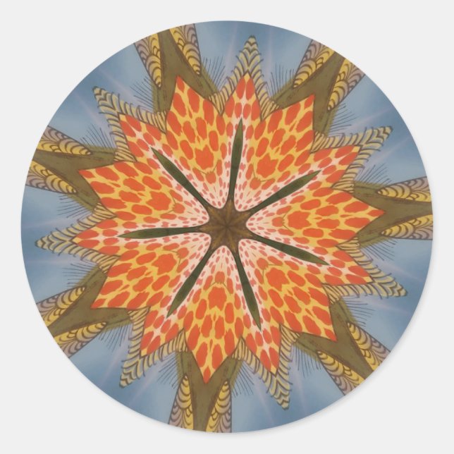 Adesivo Savanna Star Bloom - Um Bold Animal Print (Frente)