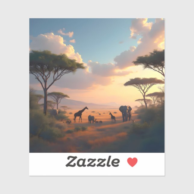 Adesivo Savannah Dawn - Square Vinyl (Folha)