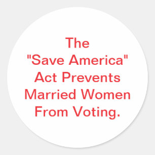 Adesivo Save America Act é Perigoso Hankamer Artjunkhaus