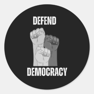 Adesivo Save Democracy 2025 Design 2