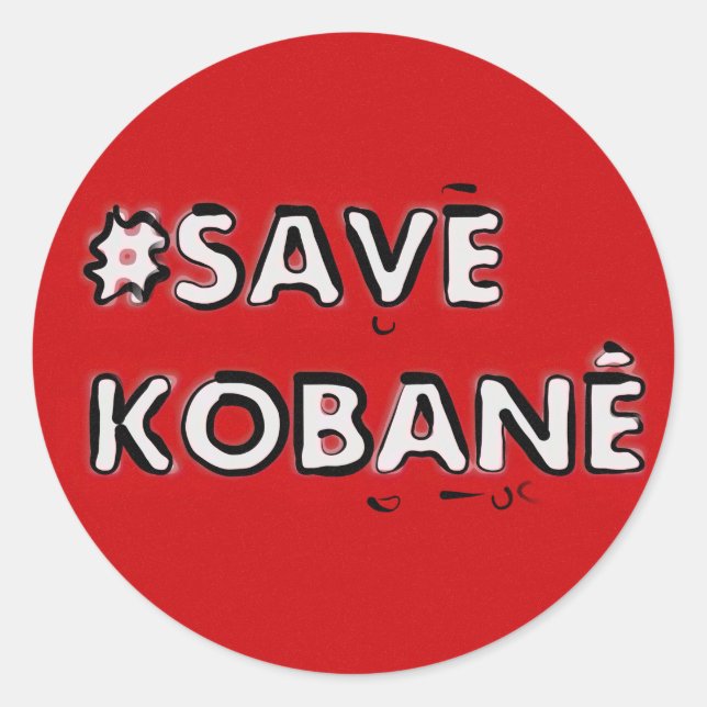 Adesivo Save Kobani (Frente)