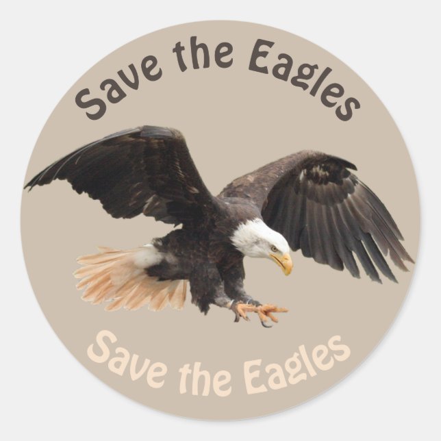 Adesivo Save the Eagles  (Frente)