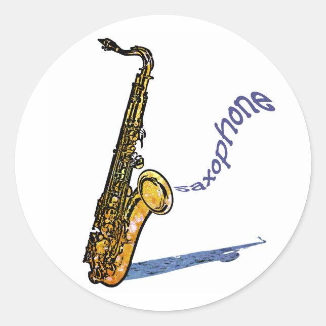 Adesivo saxofone (Frente)