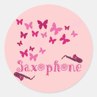 Adesivo Saxofone borboleta