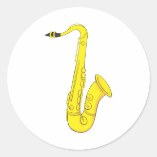Adesivo Saxofone clássico