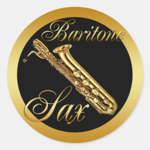 ADESIVO SAXOFONE DO BARÍTONO