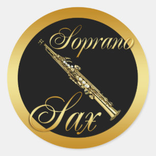 ADESIVO SAXOFONE DO SOPRANO