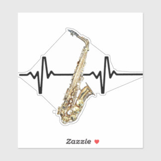 Adesivo Saxofone pulsante