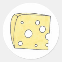 SAY CHEESE Swiss Cheese Holes Wedge Foodie Comida