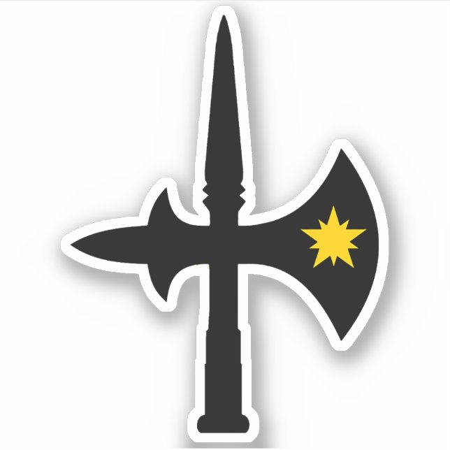 Adesivo SCA Bryn Gwlad de vinilo com corte personalizado (Frente)