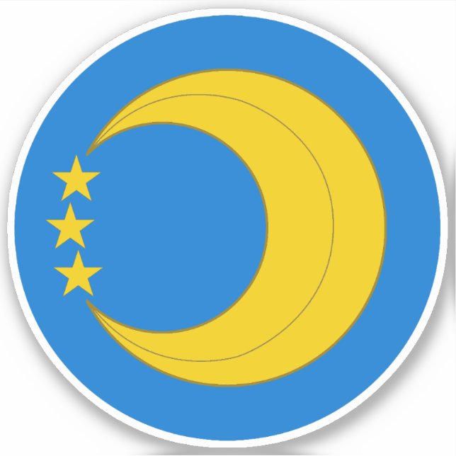 Adesivo SCA Crescent Moon Vinyl Sticker (Frente)