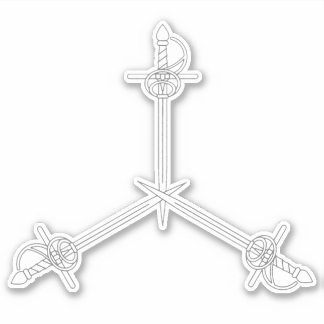 Adesivo SCA Order of Defense Custom-Cut Vinyl Sticker (Frente)