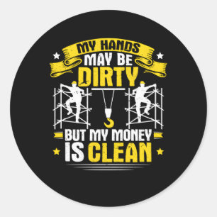 Adesivo Scafoffline Minhas Mãos Pode Estar Suja Scaffol