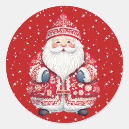 Adesivo Scandinavian Folk Santa Claus