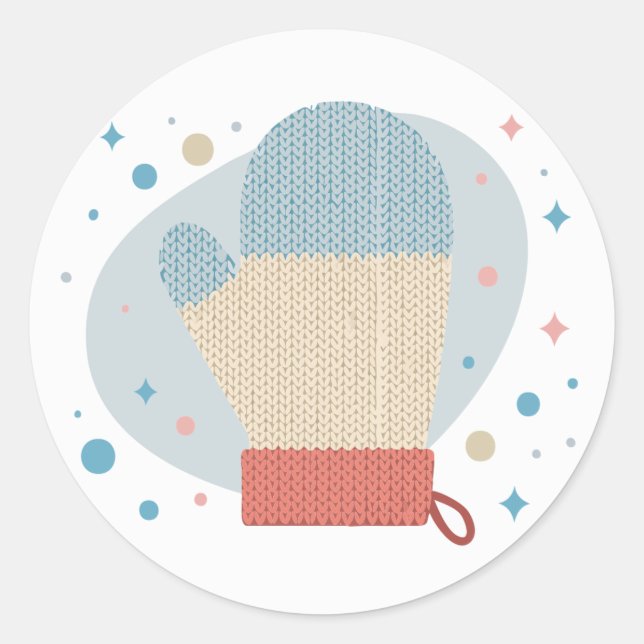 Adesivo Scandinavian-style mitten  (Frente)