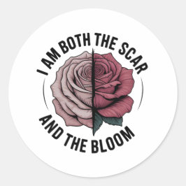 Adesivo Scar & Bloom – Healing Rose Sticker