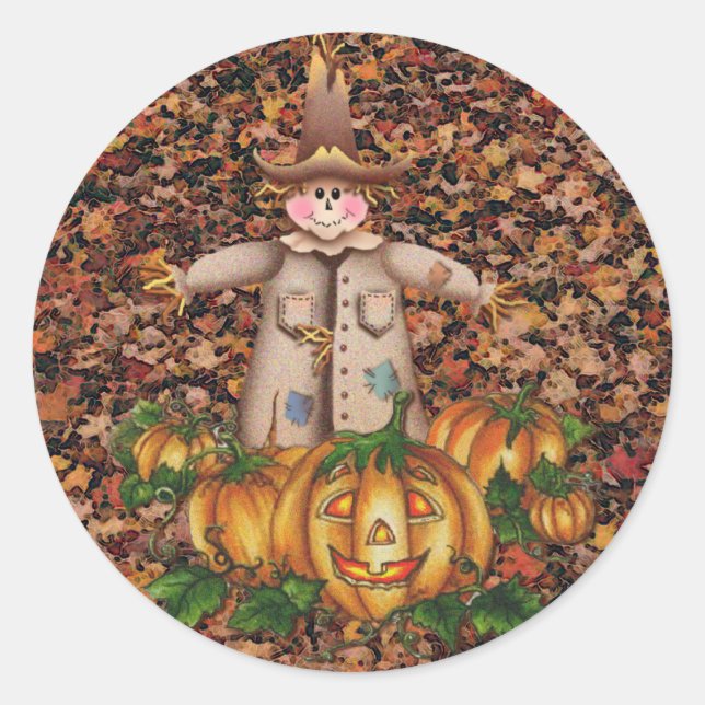 Adesivo SCARECROW & PUMPKIN PATCH by SHARON SHARPE (Frente)