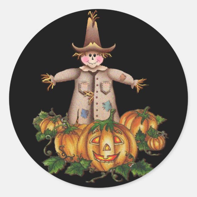 Adesivo SCARECROW & PUMPKIN PATCH by SHARON SHARPE (Frente)