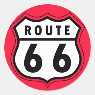 Adesivo Scarlet Red Route 66