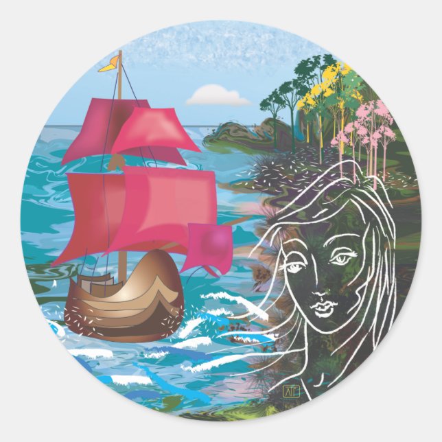 Adesivo Scarlet Sails (Frente)