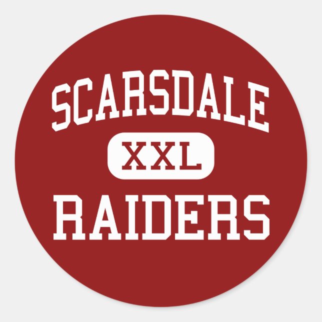 Adesivo Scarsdale - Raiders - Alto - Scarsdale Nova Iorque (Frente)