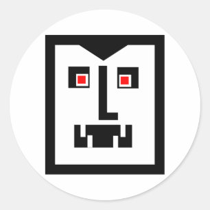Adesivo Scary Cyborg Vampire Bot