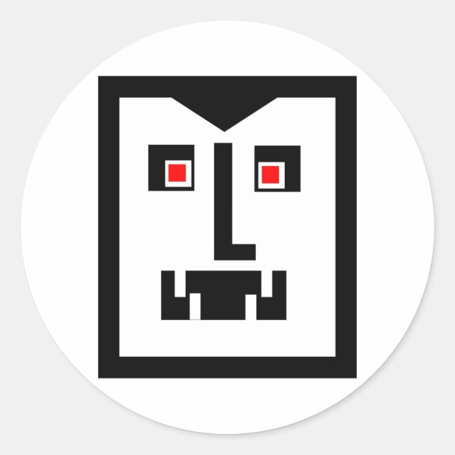 Adesivo Scary Cyborg Vampire Bot (Frente)