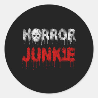 Adesivo Scary Horror Movie Hockey Junkie