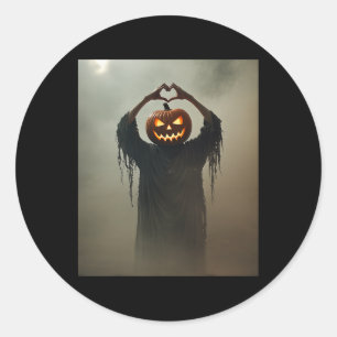 Adesivo Scary Spooky Jack Olantern Mãos Corações Horror Ha