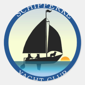 Adesivo Schipperke Yacht Club