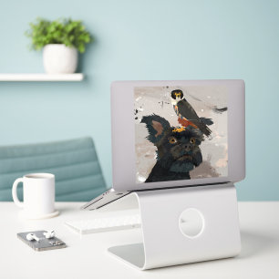 ADESIVO SCHNAUZER & FALCON