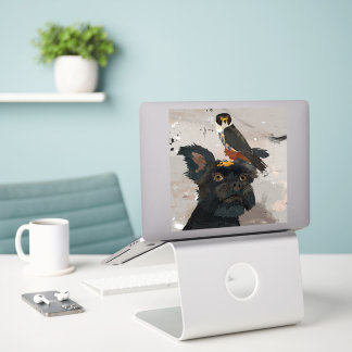 ADESIVO SCHNAUZER & FALCON