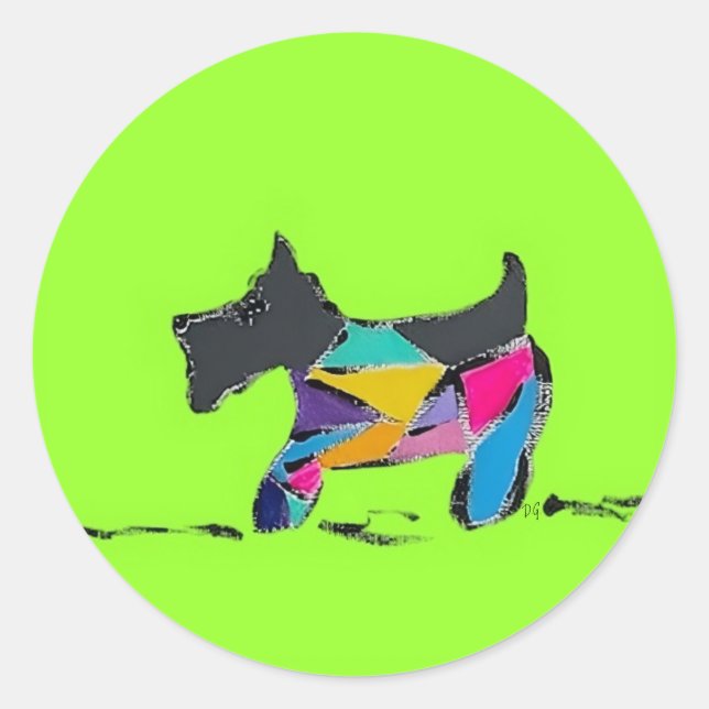 Adesivo Schnauzer Stickers (Frente)