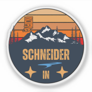 Adesivo Schneider, Indiana