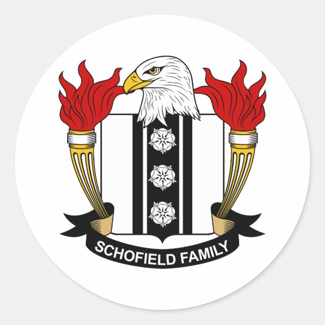 Adesivo Schofield Family Crest (Frente)