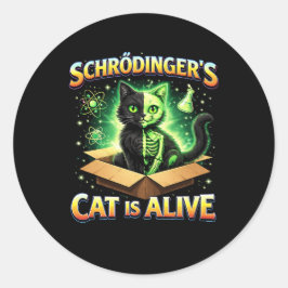Adesivo Schrödinger’s Curious Cat