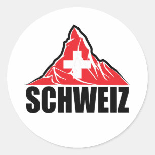 Adesivo Schweiz Matterhorn Suiça