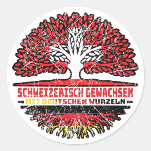 Adesivo Schweiz Schweizer Deutsch Alemanha Baum Wurzel