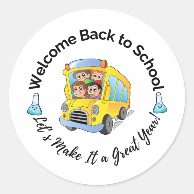Adesivo Science Back to School sticker (Frente)