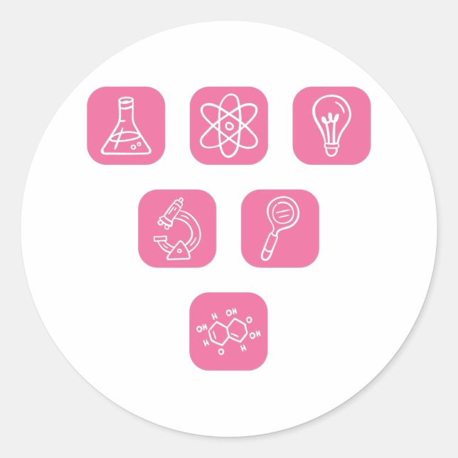 Adesivo Science Elements Items (Frente)
