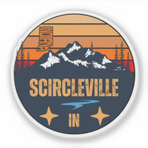 Adesivo Scircleville, Indiana