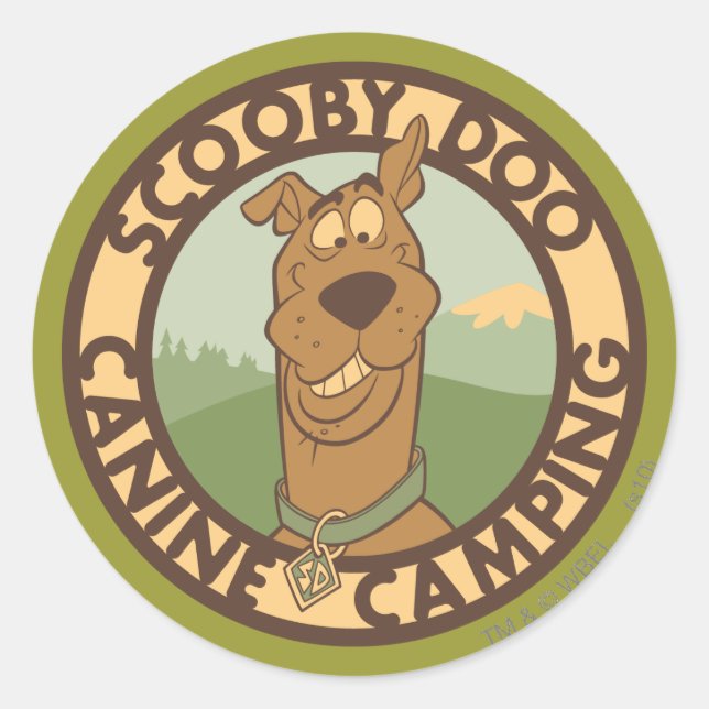 Adesivo Scooby-Doo "Canine Camping" (Frente)