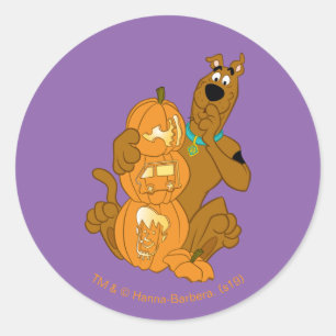 Adesivo Scooby-Doo Halloween Jack-O-Lanterna