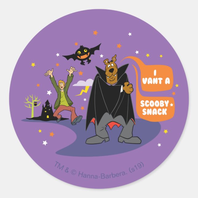Adesivo Scooby-Doo | I Vant a Scooby Snack (Frente)