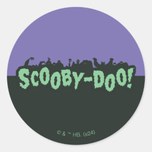 Adesivo Scooby-Doo! Logotipo Silhouette Monster