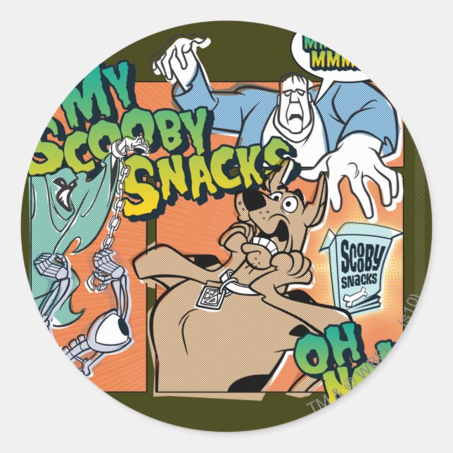 Adesivo Scooby-Doo "My Scooby Snacks" (Frente)