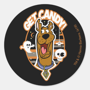 Adesivo Scooby-Doo Pegue Candy!