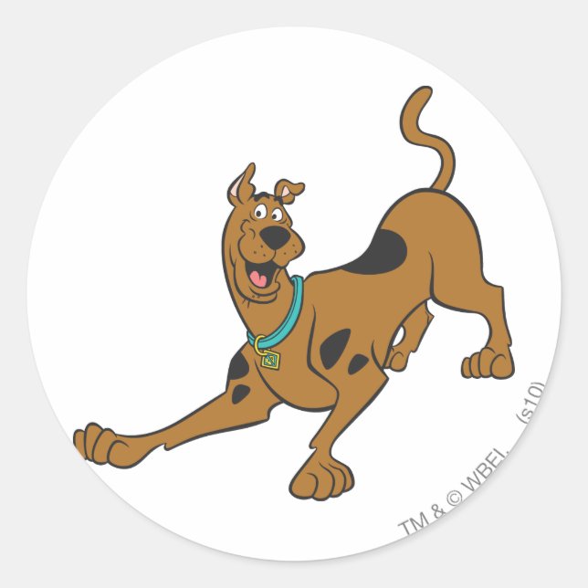 Adesivo Scooby-Doo Pronto Para Jogar (Frente)
