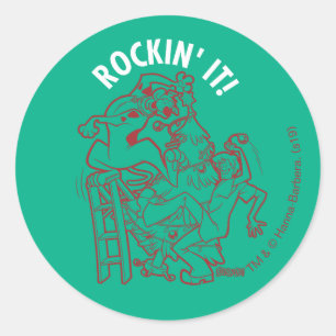 Adesivo Scooby-Doo & Shaggy Rockin' It 'Round Tree
